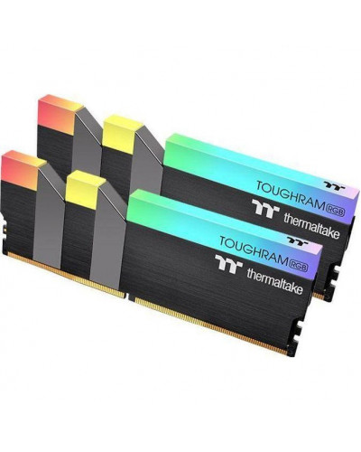 Пам'ять для настільних комп'ютерів Thermaltake 16 GB (2x8GB) DDR4 4400 MHz TOUGHRAM Black RGB (R009D408GX2-4400C19A)