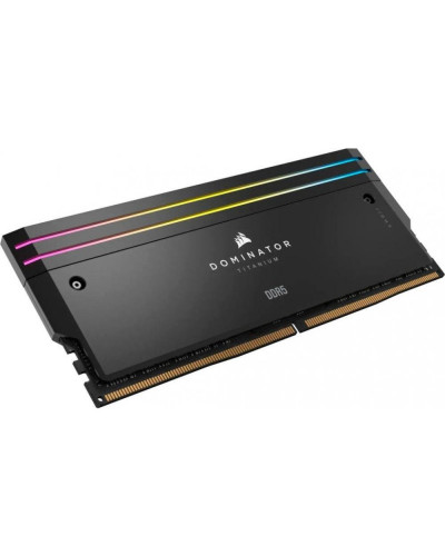 Пам'ять для настільних комп'ютерів Corsair 32 GB (2x16GB) DDR5 6000 MHz Dominator Titanium RGB Black (CMP32GX5M2B6000C30)