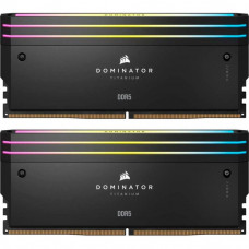 Пам'ять для настільних комп'ютерів Corsair 32 GB (2x16GB) DDR5 6000 MHz Dominator Titanium RGB Black (CMP32GX5M2B6000C30)