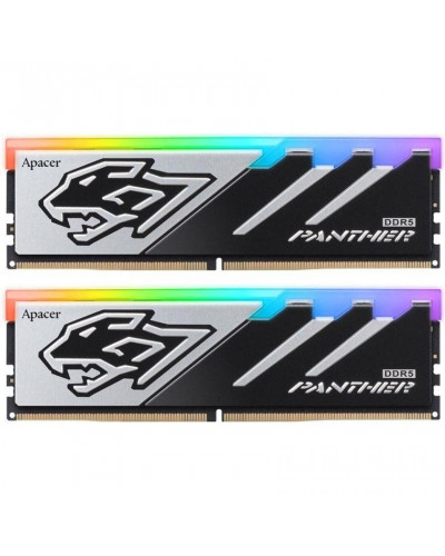 Пам'ять для настільних комп'ютерів Apacer 32 GB (2x16GB) DDR5 6400 MHz Panther RGB (AH5U32G64C5529BAA-2)
