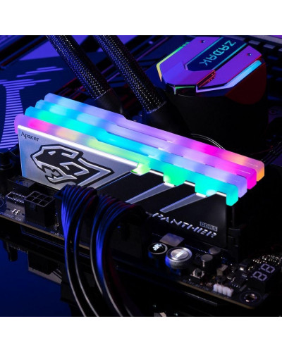 Пам'ять для настільних комп'ютерів Apacer 32 GB (2x16GB) DDR5 6400 MHz Panther RGB (AH5U32G64C5529BAA-2)