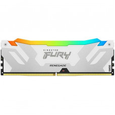 Память для настольных компьютеров Kingston FURY 32 GB (2x16GB) DDR5 6000 MHz Renegade RGB White/Silver (KF560C32RWAK2-32)