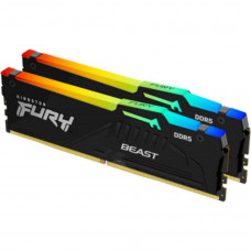 Память для настольных компьютеров Kingston FURY 64GB (2x32GB) DDR5 4800MHz Beast RGB (KF548C38BBAK2-64)