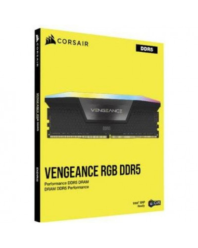 Пам'ять для настільних комп'ютерів Corsair 32 GB (2x16GB) DDR5 6400 MHz Vengeance RGB (CMH32GX5M2B6400C32)