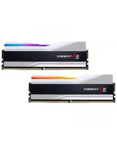 Память для настольных компьютеров G.Skill 32GB (2x16GB) DDR5 6000MHz Trident Z5 RGB Silver (F5-6000J4040F16GX2-TZ5RS)