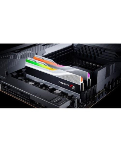 Память для настольных компьютеров G.Skill 32GB (2x16GB) DDR5 6000MHz Trident Z5 RGB Silver (F5-6000J4040F16GX2-TZ5RS)