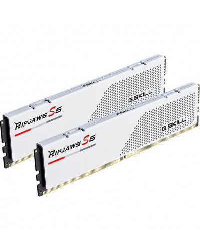 Пам'ять для настільних комп'ютерів G.Skill 96 GB (2x48GB) DDR5 5200 MHz Ripjaws S5 Matte White (F5-5200J4040A48GX2-RS5W)