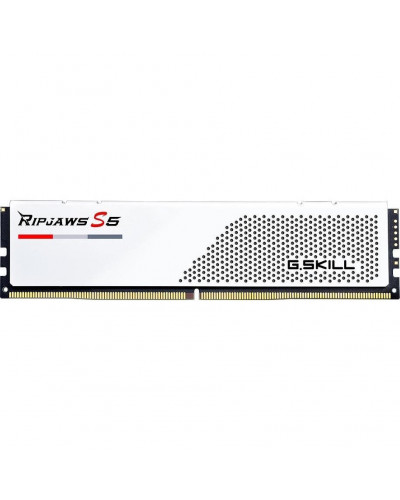 Пам'ять для настільних комп'ютерів G.Skill 96 GB (2x48GB) DDR5 5200 MHz Ripjaws S5 Matte White (F5-5200J4040A48GX2-RS5W)