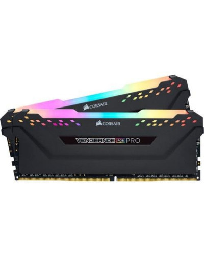 Пам'ять для настільних комп'ютерів Corsair 64 GB (2x32GB) DDR4 3600 MHz Vengeance RGB Pro (CMW64GX4M2D3600C18)