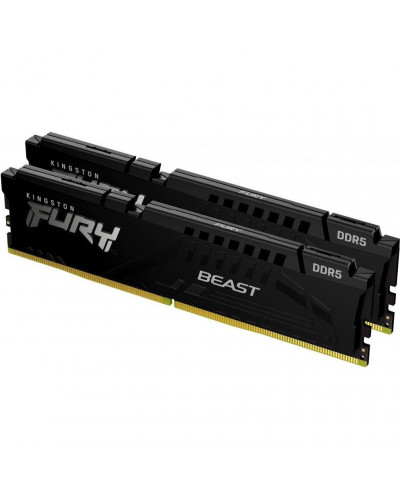 Пам'ять для настільних комп'ютерів Kingston FURY 64 GB (2x32GB) DDR5 6400 MHz Beast Black (KF564C32BBK2-64)