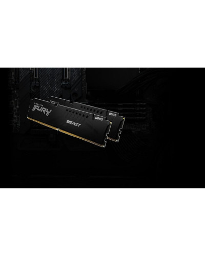 Пам'ять для настільних комп'ютерів Kingston FURY 64 GB (2x32GB) DDR5 6400 MHz Beast Black (KF564C32BBK2-64)