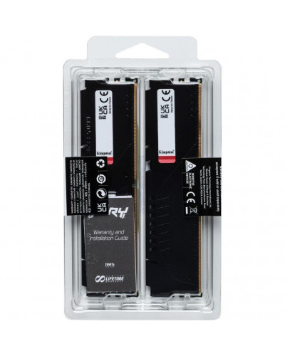 Пам'ять для настільних комп'ютерів Kingston FURY 64 GB (2x32GB) DDR5 6400 MHz Beast Black (KF564C32BBK2-64)