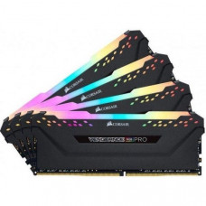 Пам'ять для настільних комп'ютерів Corsair 32 GB (4x8GB) DDR4 3600 MHz Vengeance RGB Pro Black (CMW32GX4M4D3600C18)