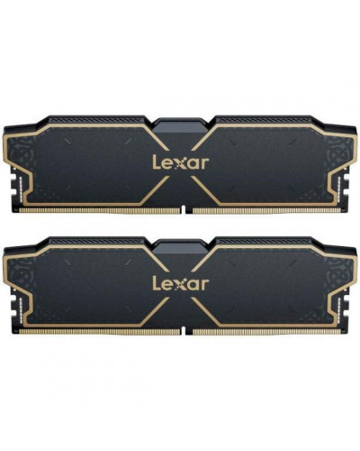 Пам'ять для настільних комп'ютерів Lexar 32 GB (2x16GB) DDR5 6000 MHz Thor Black (LD5U16G60C32LG-RGD)