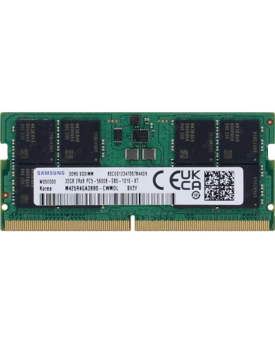 Пам'ять для ноутбуків Samsung 32 GB SO-DIMM DDR5 5600 MHz (M425R4GA3BB0-CWM)