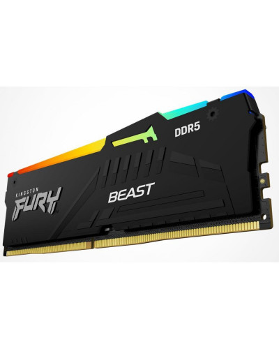 Пам'ять для настільних комп'ютерів Kingston FURY 64 GB (2x32GB) DDR5 6000 MHz Beast RGB EXPO (KF560C30BBEAK2-64)
