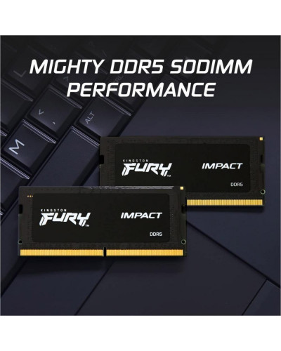 Пам'ять для ноутбуків Kingston FURY 16 GB SO-DIMM DDR5 5600 MHz Impact (KF556S40IB-16)