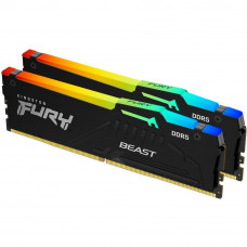 Память для настольных компьютеров Kingston FURY 64GB (2x32GB) DDR5 5200MHz Beast RGB (KF552C40BBAK2-64)