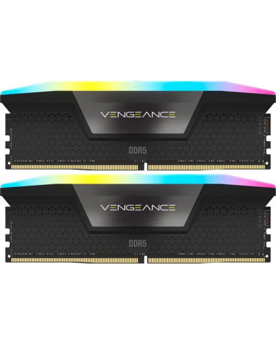 Пам'ять для настільних комп'ютерів Corsair 32 GB (2x16GB) DDR5 6000 MHz Vengeance RGB (CMH32GX5M2B6000C40)