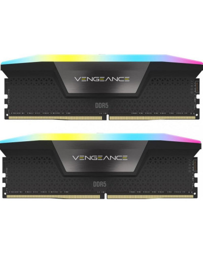 Память для настольных компьютеров Corsair 32 GB (2x16GB) DDR5 6000 MHz Vengeance RGB (CMH32GX5M2B6000C30)