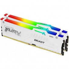 Пам'ять для настільних комп'ютерів Kingston FURY 32 GB (2x16GB) DDR5 5600 MHz Beast RGB EXPO White (KF556C36BWEAK2-32)