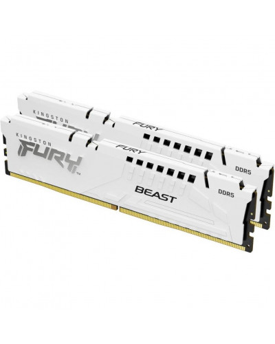 Пам'ять для настільних комп'ютерів Kingston FURY 32 GB (2x16GB) DDR5 6000 MHz Beast EXPO White (KF560C36BWE2K2-32)