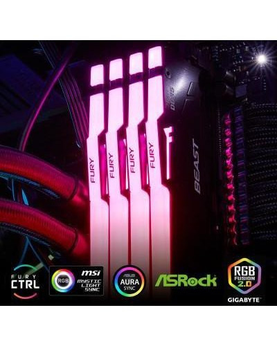 Пам'ять для настільних комп'ютерів Kingston FURY 32 GB DDR5 5200 MHz Beast RGB EXPO (KF552C36BBEA-32)