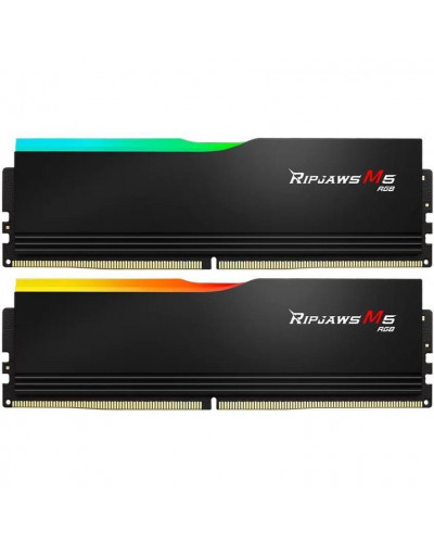 Пам'ять для настільних комп'ютерів G.Skill 64 GB (2x32GB) DDR5 6400 MHz Ripjaws M5 RGB Black (F5-6400J3239G32GX2-RM5RK)