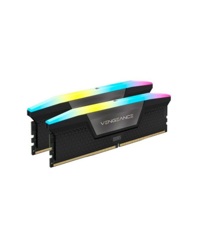 Пам'ять для настільних комп'ютерів Corsair 48 GB (2x24GB) DDR5 5600 MHz Vengeance RGB Black (CMH48GX5M2B5600C40)