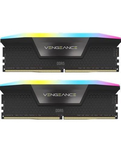 Пам'ять для настільних комп'ютерів Corsair 64 GB (2x32GB) DDR5 6000 MHz Vengeance RGB (CMH64GX5M2B6000C30)