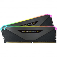 Пам'ять для настільних комп'ютерів Corsair 64 GB (2x32GB) DDR4 3600 MHz Vengeance RGB RT (CMN64GX4M2Z3600C18)