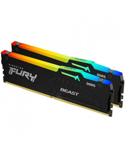 Пам'ять для настільних комп'ютерів Kingston FURY 32 GB (2x16GB) DDR5 5600 MHz Beast RGB (KF556C40BBAK2-32)