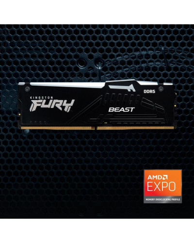 Память для настольных компьютеров Kingston FURY 64GB (2x32GB) DDR5 5200MHz Beast RGB EXPO (KF552C36BBEAK2-64)