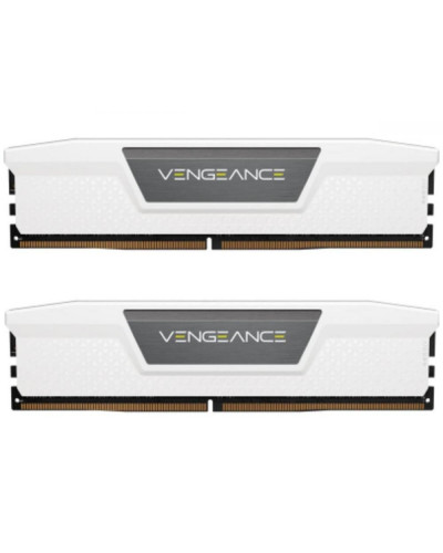 Пам'ять для настільних комп'ютерів Corsair 32 GB (2x16GB) DDR5 6000 MHz Vengeance White (CMK32GX5M2E6000C36W)