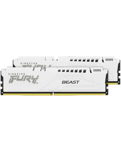 Пам'ять для настільних комп'ютерів Kingston FURY 32 GB (2x16GB) DDR5 6000 MHz Beast EXPO White (KF560C30BWEK2-32)