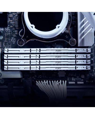 Пам'ять для настільних комп'ютерів Kingston FURY 32 GB (2x16GB) DDR5 6000 MHz Beast EXPO White (KF560C30BWEK2-32)