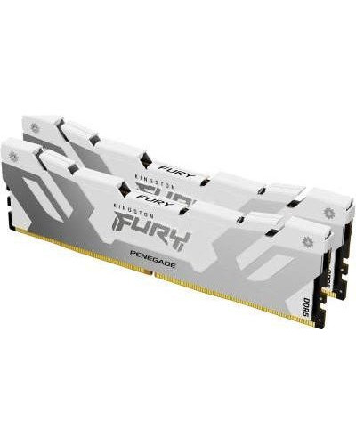 Память для настольных компьютеров Kingston FURY 32 GB (2x16GB) DDR5 6000 MHz Renegade White/Silver (KF560C32RWK2-32)