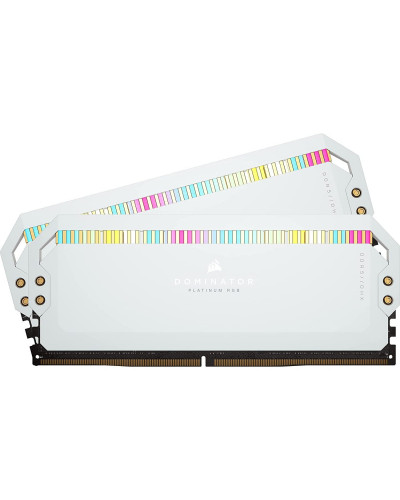 Память для настольных компьютеров Corsair 32GB (2x16GB) DDR5 6200MHz Dominator Platinum RGB White (CMT32GX5M2X6200C36W)