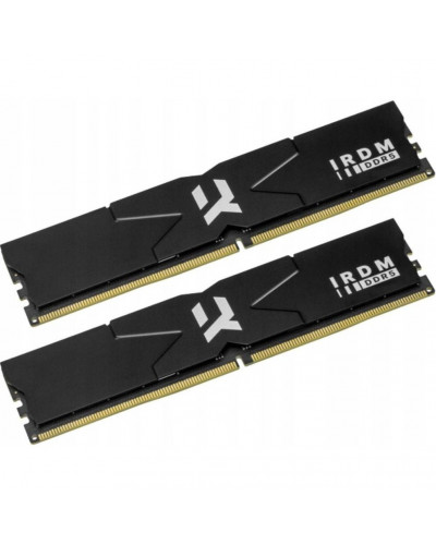 Память для настольных компьютеров GOODRAM 64 GB (2х32GB) DDR5 5600 MHz IRDM Black (IR-5600D564L30/64GDC)