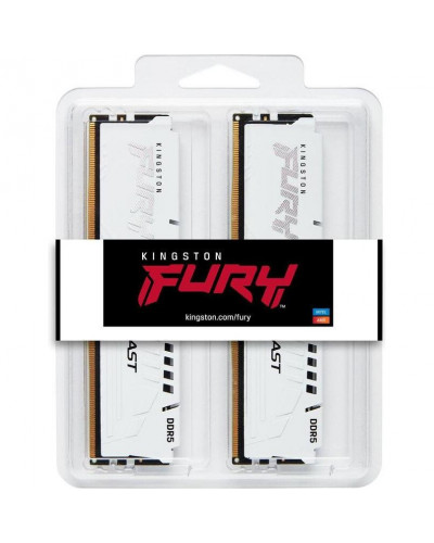 Пам'ять для настільних комп'ютерів Kingston FURY 64 GB (2x32GB) DDR5 6000 MHz Beast White (KF560C30BWK2-64)