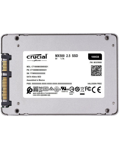 SSD накопитель Crucial MX500 2.5 1 TB (CT1000MX500SSD1)