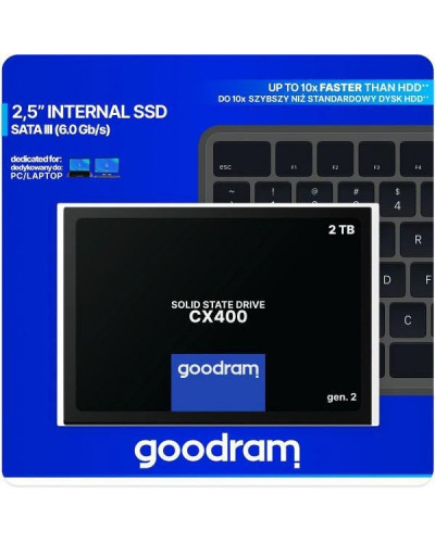 SSD накопичувач GOODRAM CX400 gen.2 2 TB (SSDPR-CX400-02T-G2)