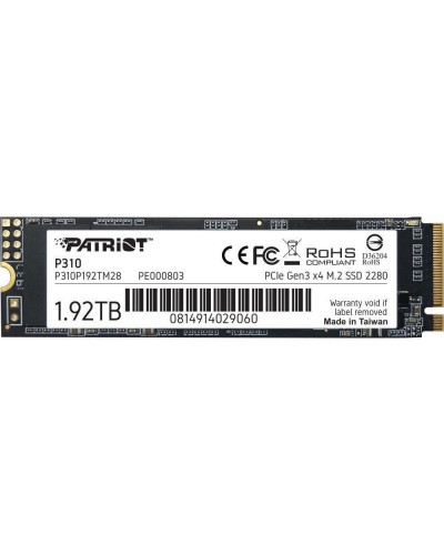 SSD накопичувач PATRIOT P310 1.92 TB (P310P192TM28)