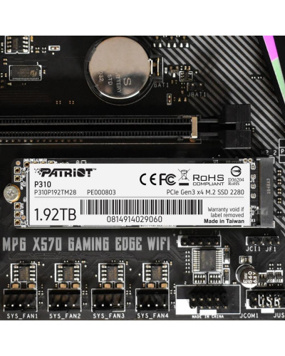 SSD накопичувач PATRIOT P310 1.92 TB (P310P192TM28)