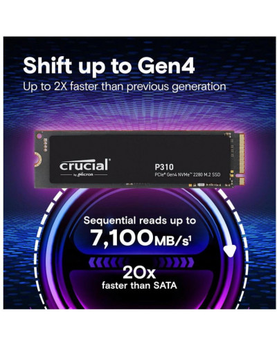 SSD накопитель Crucial P310 2 TB (CT2000P310SSD8)