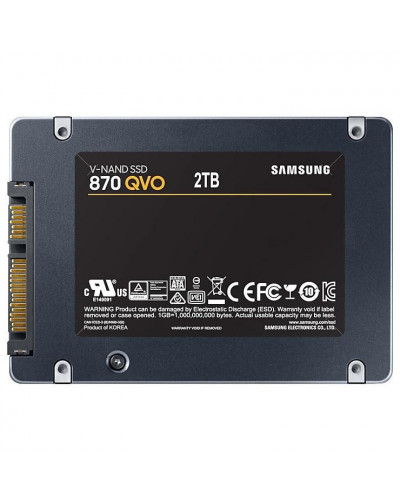 SSD накопичувач Samsung 870 QVO 2 TB (MZ-77Q2T0BW)