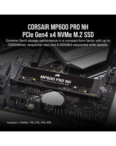 SSD накопичувач Corsair MP600 PRO NH 4 TB (CSSD-F4000GBMP600PNH)