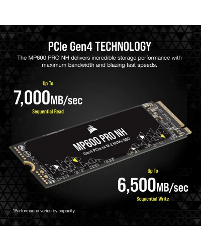 SSD накопичувач Corsair MP600 PRO NH 4 TB (CSSD-F4000GBMP600PNH)