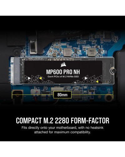 SSD накопичувач Corsair MP600 PRO NH 4 TB (CSSD-F4000GBMP600PNH)