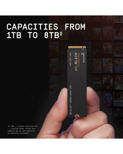 SSD накопичувач WD Black SN850X 8 TB (WDS800T2X0E)